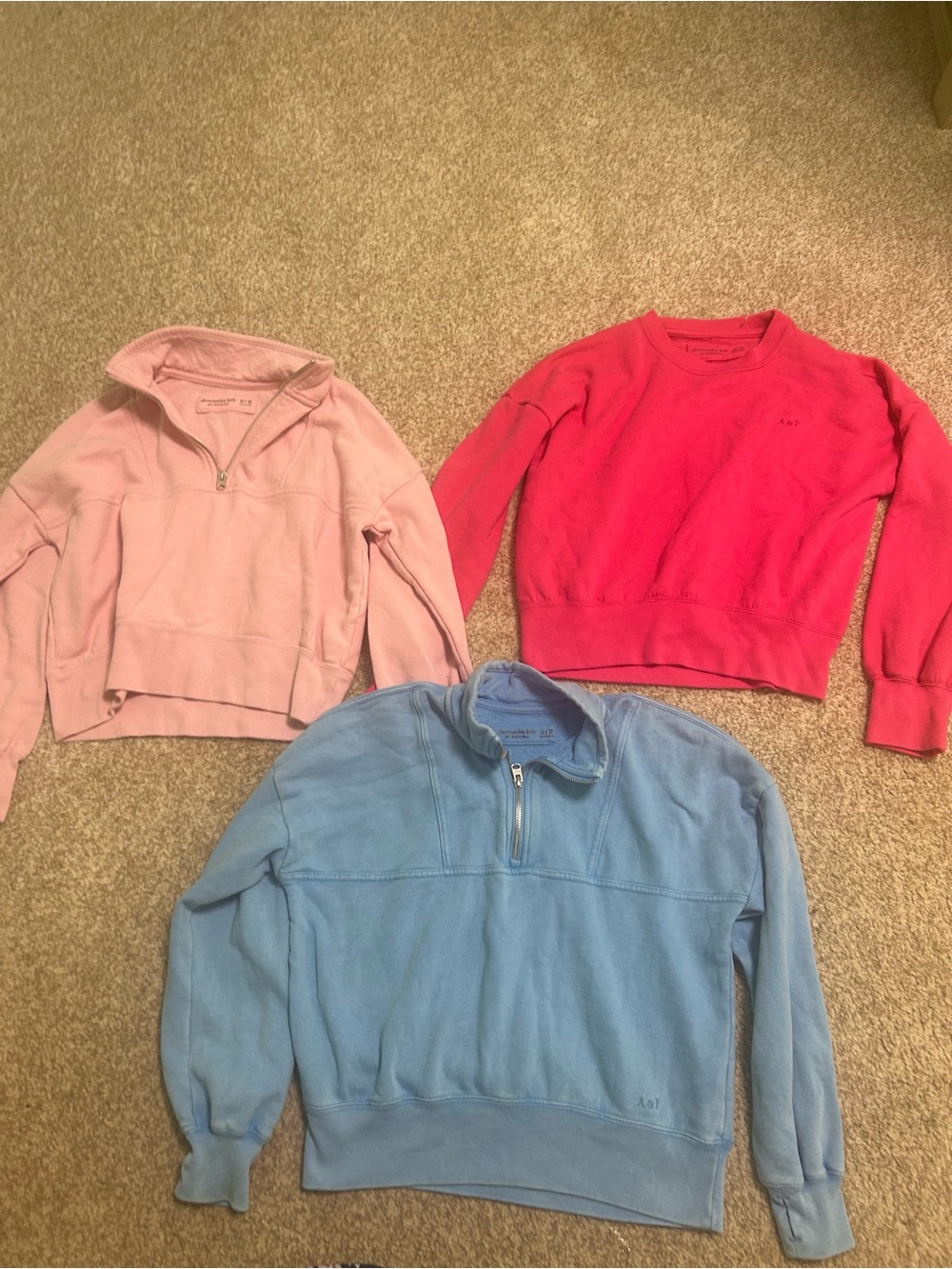 Abercrombie kids pullover sweatshirts girls size 11/12